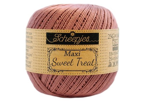 Scheepjes Scheepjes Maxi Sweet Treat - 776 Antique Rose - 100% gemerceriseerd katoen - Roze