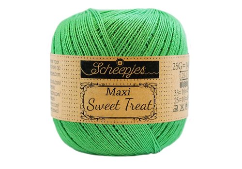 Scheepjes Scheepjes Maxi Sweet Treat - 389 Apple Green - 100% gemerceriseerd katoen - Groen