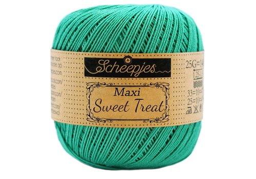 Scheepjes Scheepjes Maxi Sweet Treat - 514 Jade - 100% gemerceriseerd katoen - Groen