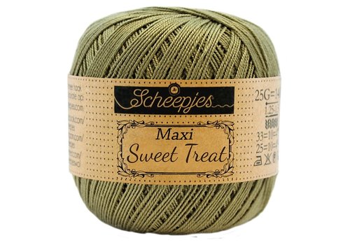 Scheepjes Scheepjes Maxi Sweet Treat - 395 Willow - 100% gemerceriseerd katoen - Groen