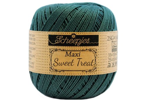 Scheepjes Scheepjes Maxi Sweet Treat - 244 Spruce - 100% gemerceriseerd katoen - Groen