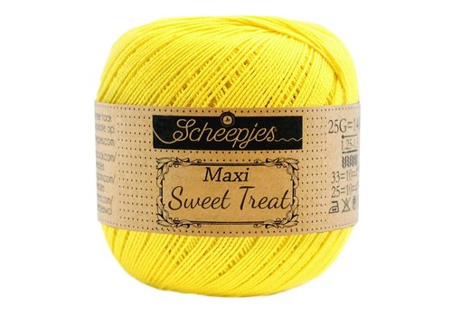 Scheepjes Scheepjes Maxi Sweet Treat - 280 Lemon - 100% gemerceriseerd katoen - Geel