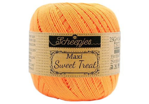 Scheepjes Scheepjes Maxi Sweet Treat - 411 Sweet Orange - Oranje