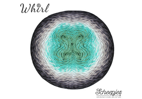 Scheepjes Scheepjes Whirl -  785 Minty Black Velvet