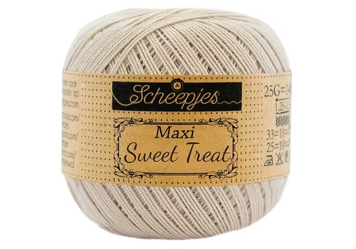 Scheepjes Scheepjes Maxi Sweet Treat - 505 Linen - 100% gemerceriseerd katoen - Grijs