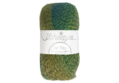 Scheepjes Scheepjes Our Tribe - 980 Simy 2 - 70% merinowol en 30% polyamide - Groen