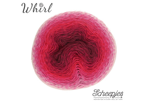 Scheepjes Scheepjes Whirl Ombré - 555 Forbidden Fuchsia - 60% katoen en 40% acryl - Roze