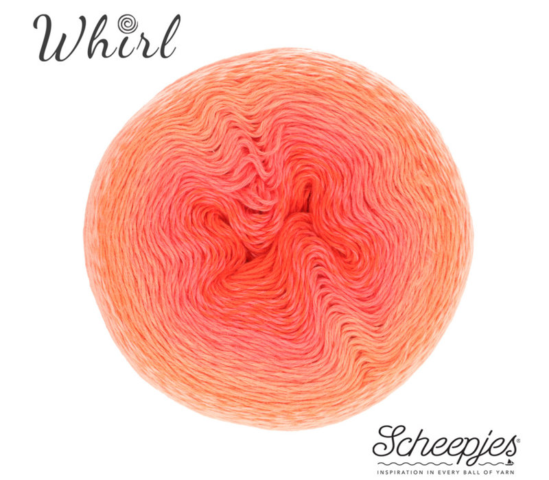 Scheepjes Whirl Ombré - 557 Coral Catastrophe