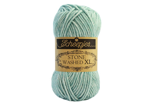 Scheepjes Scheepjes Stone Washed XL - 868 Larimar - 70% katoen en 30% acryl - Blauw