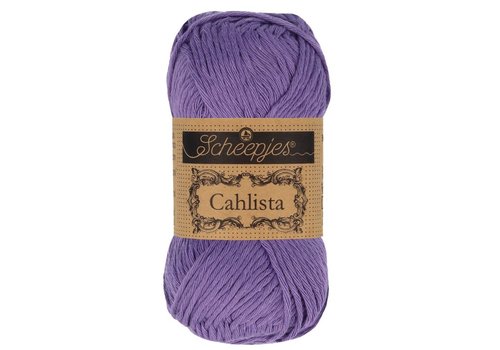 Scheepjes Scheepjes Cahlista - 113 Delphinium - 100% natuurlijk katoen - Paars