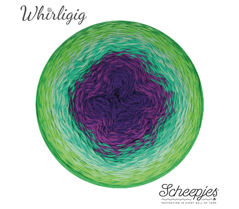 Scheepjes Whirligig -  208 Green to Purple