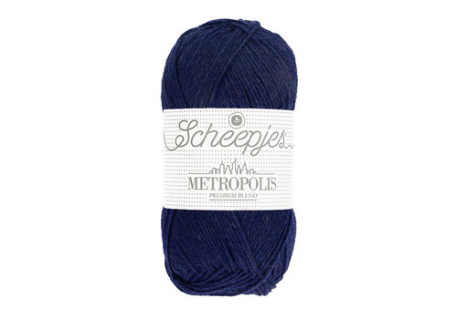 Scheepjes Scheepjes Metropolis - 001 Bucharest - 75% extra fijne merinowol en 25% nylon - Blauw