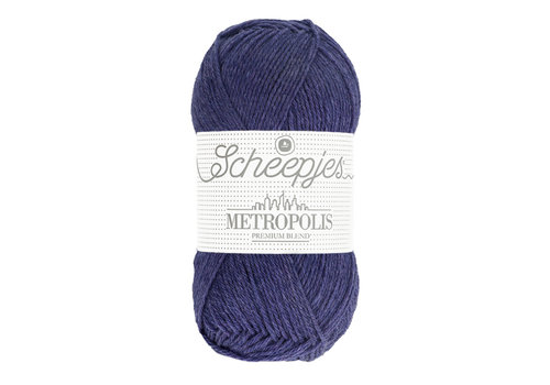 Scheepjes Scheepjes Metropolis - 003 Dallas - 75% extra fijne merinowol en 25% nylon - Blauw