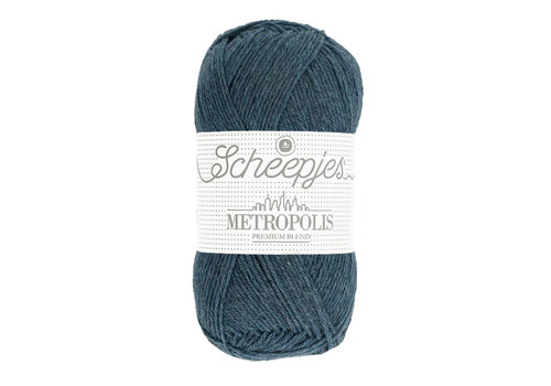 Scheepjes Scheepjes Metropolis - 008 Beirut - 75% extra fijne merinowol en 25% nylon - Blauw