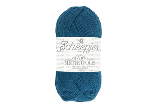 Scheepjes Scheepjes Metropolis - 012 Manila - 75% extra fijne merinowol en 25% nylon - Blauw