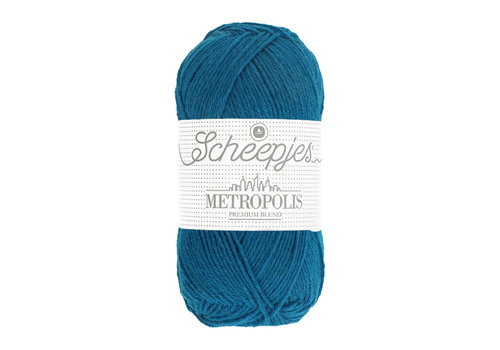 Scheepjes Scheepjes Metropolis - 013 Washington - 75% extra fijne merinowol en 25% nylon - Blauw