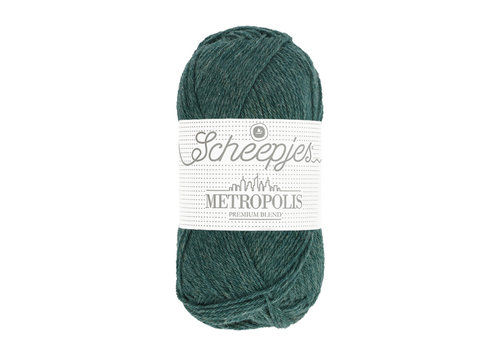 Scheepjes Scheepjes Metropolis - 017 Multan - 75% extra fijne merinowol en 25% nylon - Groen