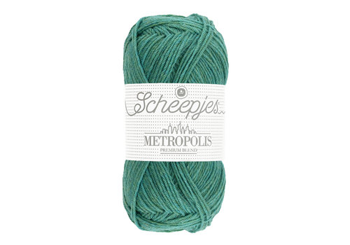 Scheepjes Scheepjes Metropolis - 018 Suwon - 75% extra fijne merinowol en 25% nylon - Groen