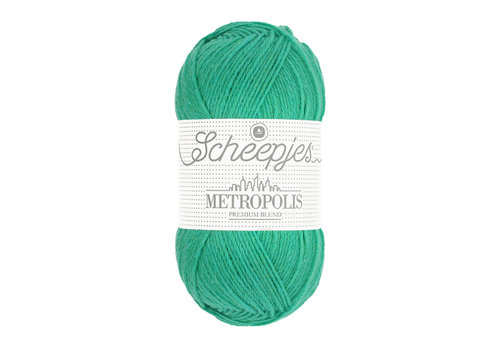 Scheepjes Scheepjes Metropolis - 022 Pasay - 75% extra fijne merinowol en 25% nylon - Groen