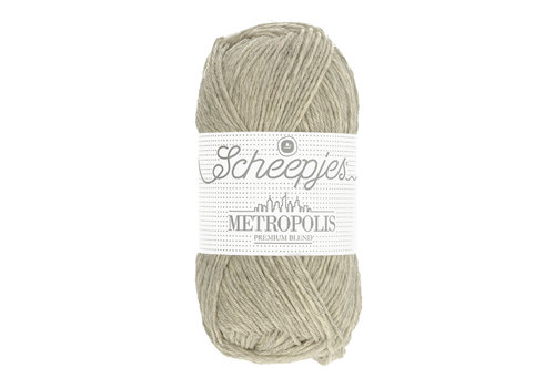 Scheepjes Scheepjes Metropolis - 025 Nice - 75% extra fijne merinowol en 25% nylon - Licht grijs