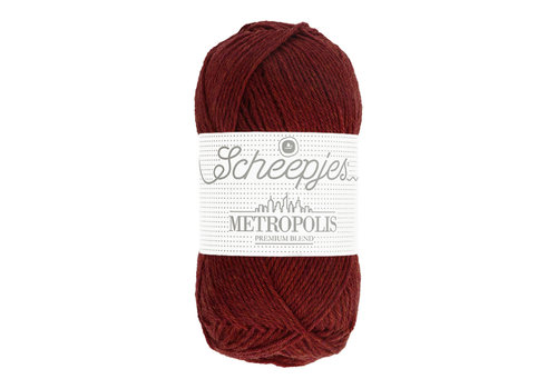 Scheepjes Scheepjes Metropolis - 042 Lagos - 75% extra fijne merinowol en 25% nylon - Rood