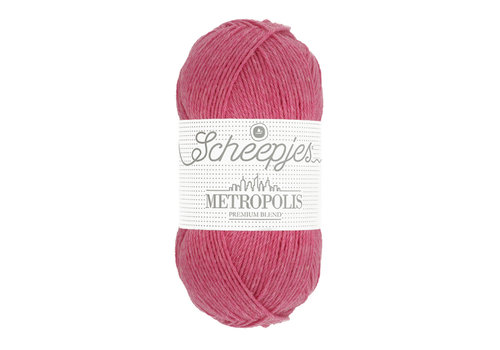 Scheepjes Scheepjes Metropolis - 060 Jaipur - 75% extra fijne merinowol en 25% nylon - Roze