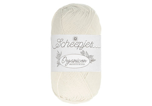 Scheepjes Scheepjes Organicon - 202 Soft Cloud - 100% biologisch katoen - Wit Scheepjes Scheepjes Organicon - 202 Soft Cloud - 100% biologisch katoen - Wit