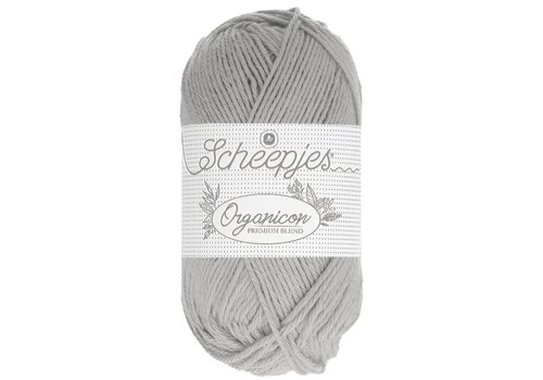 Scheepjes Scheepjes Organicon - 203 Frosted Silver - 100% biologisch katoen - Grijs