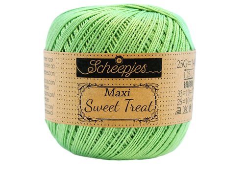 Scheepjes Scheepjes Maxi Sweet Treat - 513 Spring Green - 100% gemerceriseerd katoen - Groen