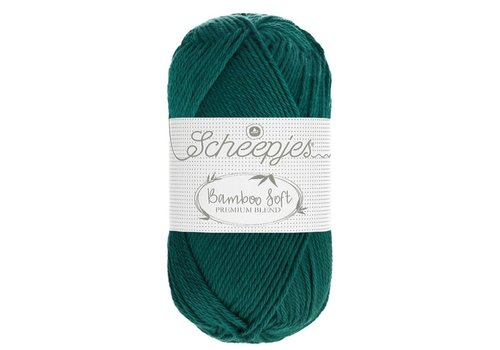 Scheepjes Scheepjes Bamboo soft - 254 Mighty Spruce - 50% bamboe en 50% katoen - Groen