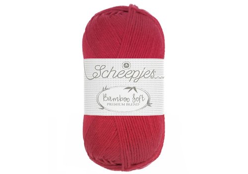 Scheepjes Scheepjes Bamboo soft - 262 Hot Berry - 50% bamboe en 50% katoen - Rood