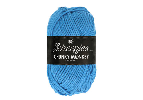 Scheepjes Scheepjes Chunky Monkey - 1003 Cornflower Blue - 100% Premium Acryl - Blauw