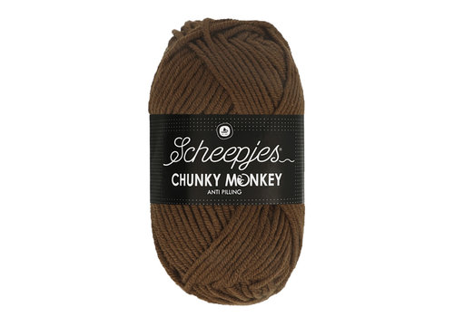 Scheepjes Scheepjes Chunky Monkey - 1054 Tawny - 100% Premium Acryl - Bruin Scheepjes Scheepjes Chunky Monkey - 1054 Tawny - 100% Premium Acryl - Bruin