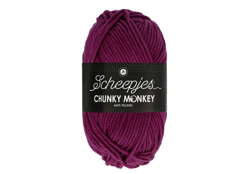 Scheepjes Scheepjes Chunky Monkey - 1061 Cerise - 100% Premium Acryl - Paars