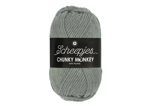 Scheepjes Scheepjes Chunky Monkey - 1099 Mid Grey - 100% Premium Acryl - Grijs