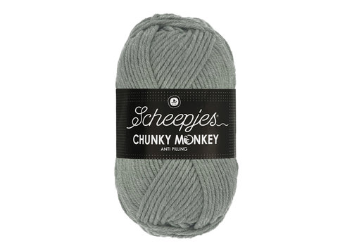 Scheepjes Scheepjes Chunky Monkey - 1099 Mid Grey - 100% Premium Acryl - Grijs Scheepjes Scheepjes Chunky Monkey - 1099 Mid Grey - 100% Premium Acryl - Grijs