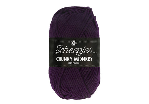 Scheepjes Scheepjes Chunky Monkey - 1425 Purple - 100% Premium Acryl - Paars