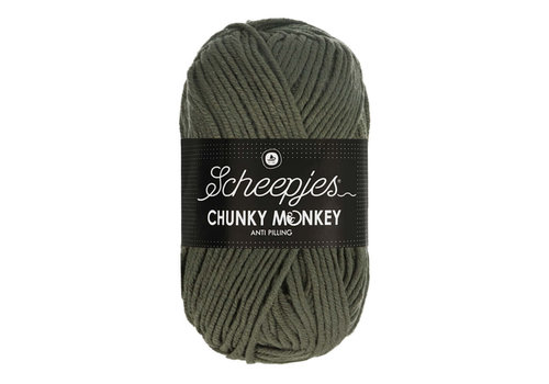 Scheepjes Scheepjes Chunky Monkey - 1063 Steel - 100% Premium Acryl - Grijs