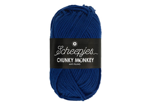 Scheepjes Scheepjes Chunky Monkey - 1117 Royal Blue - 100% Premium Acryl - Blauw