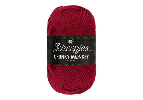 Scheepjes Scheepjes Chunky Monkey - 1123 Garnet - 100% Premium Acryl - Rood