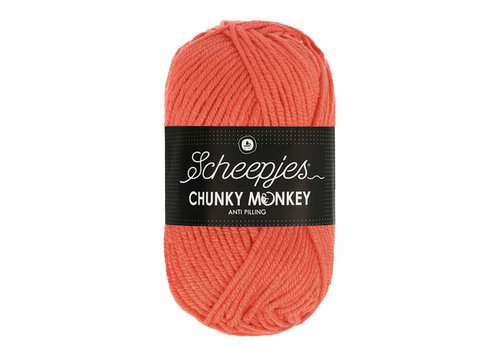 Scheepjes Scheepjes Chunky Monkey - 1132 Coral - 100% Premium Acryl - Oranje