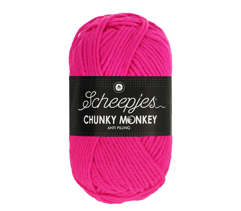 Scheepjes Chunky Monkey - 1257 Hot Pink