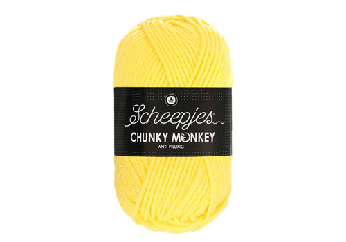 Scheepjes Scheepjes Chunky Monkey - 1263 Lemon - 100% Premium Acryl - Geel