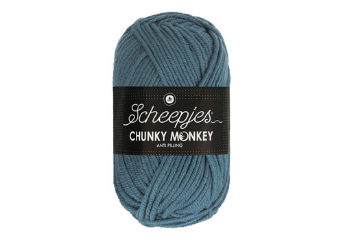 Scheepjes Scheepjes Chunky Monkey - 1302 Air Force Blue - 100% Premium Acryl - Blauw