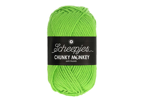 Scheepjes Scheepjes Chunky Monkey - 1821 Lime - 100% Premium Acryl - Groen Scheepjes Scheepjes Chunky Monkey - 1821 Lime - 100% Premium Acryl - Groen