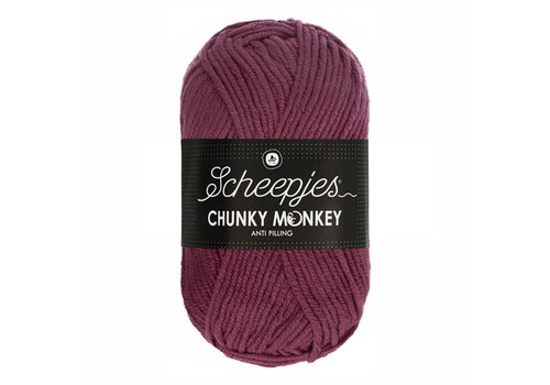 Scheepjes Scheepjes Chunky Monkey - 1828 Grape - 100% Premium Acryl - Paars