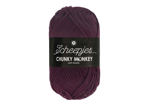 Scheepjes Scheepjes Chunky Monkey - 2007 Plum - 100% Premium Acryl - Paars