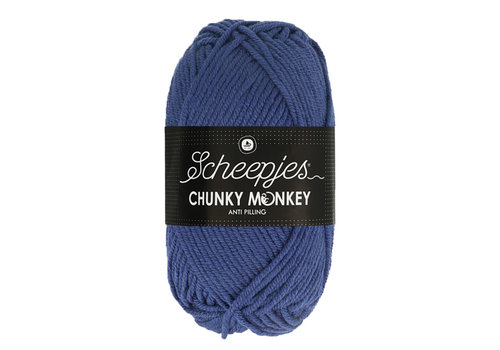 Scheepjes Scheepjes Chunky Monkey - 1825 Midnight - 100% Premium Acryl - Blauw