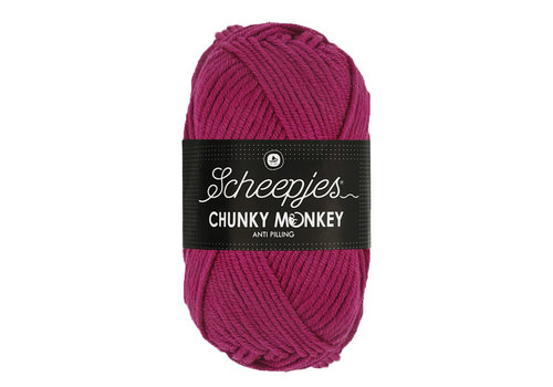 Scheepjes Scheepjes Chunky Monkey - 2009 Mulberry - 100% Premium Acryl - Paars