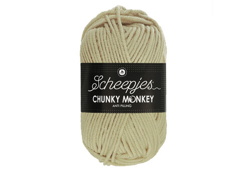 Scheepjes Scheepjes Chunky Monkey - 2010 Parchment - 100% Premium Acryl - Grijs Scheepjes Scheepjes Chunky Monkey - 2010 Parchment - 100% Premium Acryl - Grijs